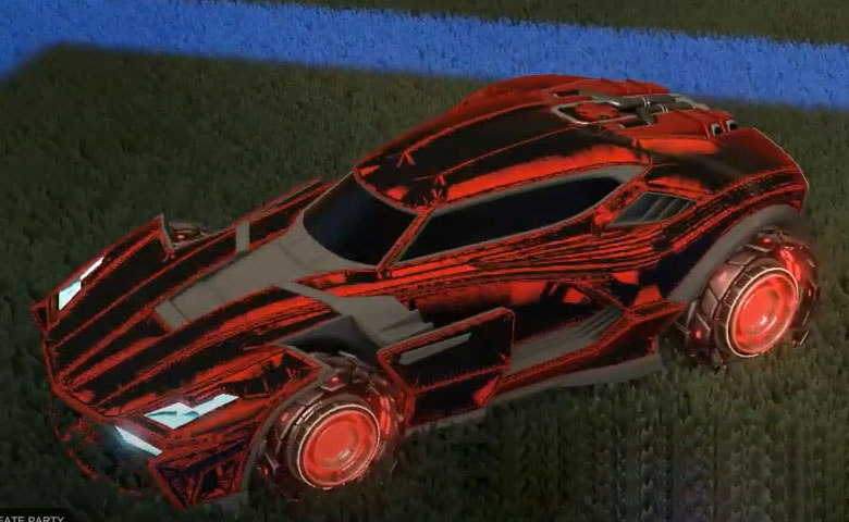 Rocket league Breakout Type-S design with Rocket Forge II,Distortion
