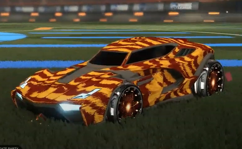 Rocket league Breakout Type-S design with Reactor,Tora