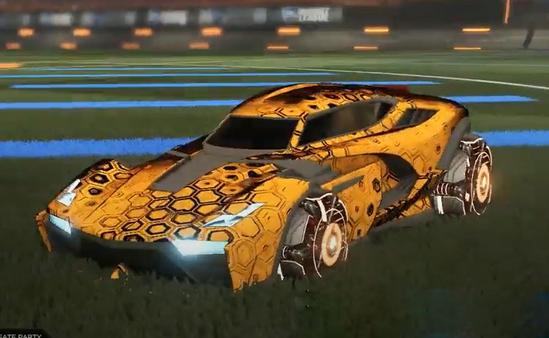 Rocket league Breakout Type-S design with Raijin,Hexed