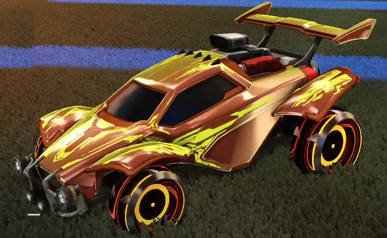 Rocket league Octane Burnt Sienna design with Irradiator,Metarudia