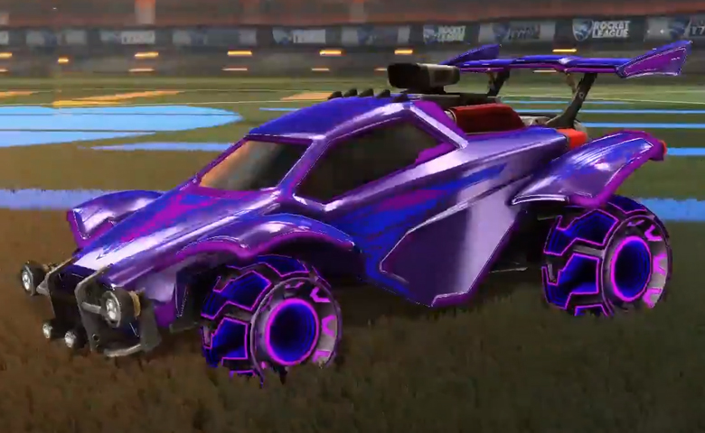 Rocket league Octane Purple design with DRN,Metarudia