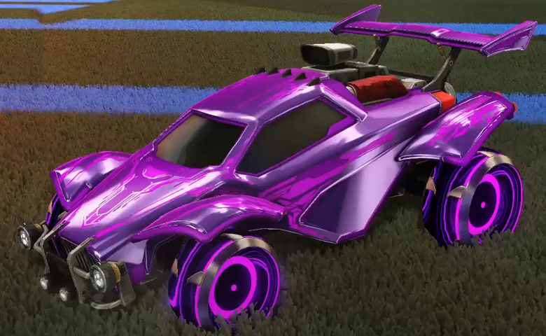 Rocket league Octane Purple design with Irradiator,Metarudia