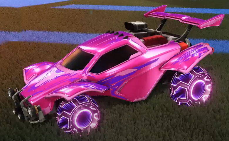 Rocket league Octane Pink design with DRN,Metarudia