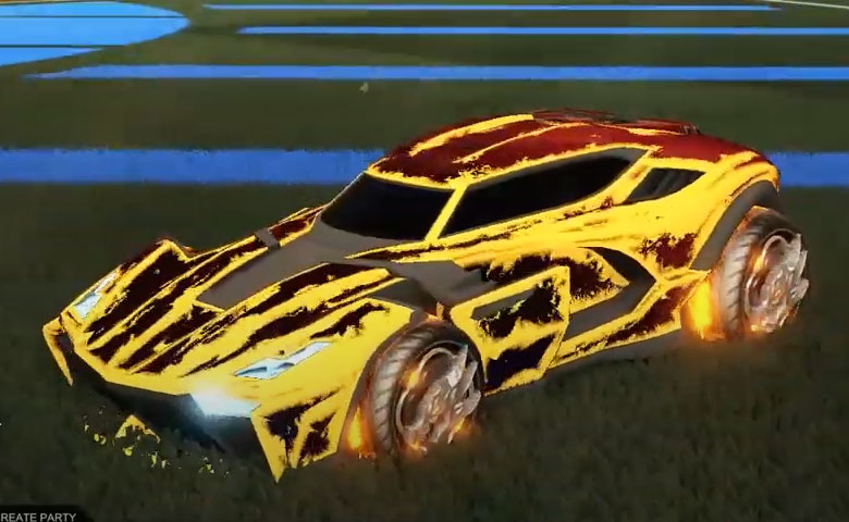 Rocket league Breakout Type-S design with Draco,Heatwave