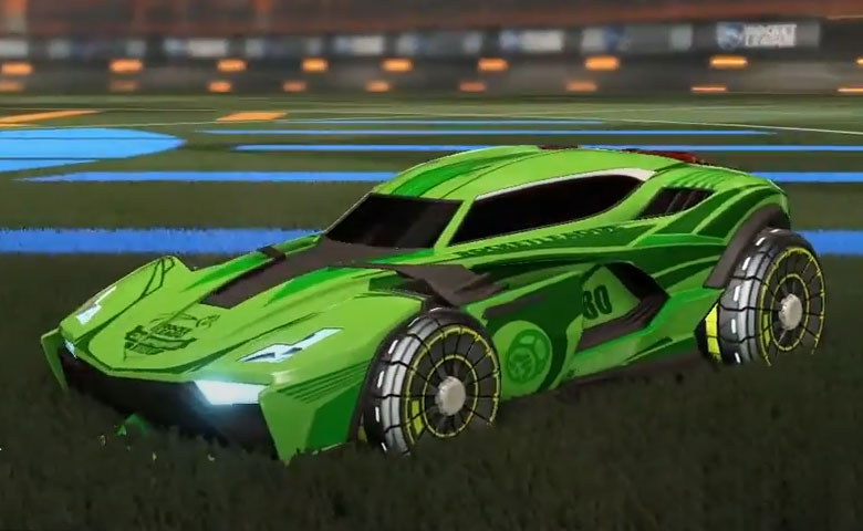 Rocket league Breakout Type-S design with Z-Plate,RLCS