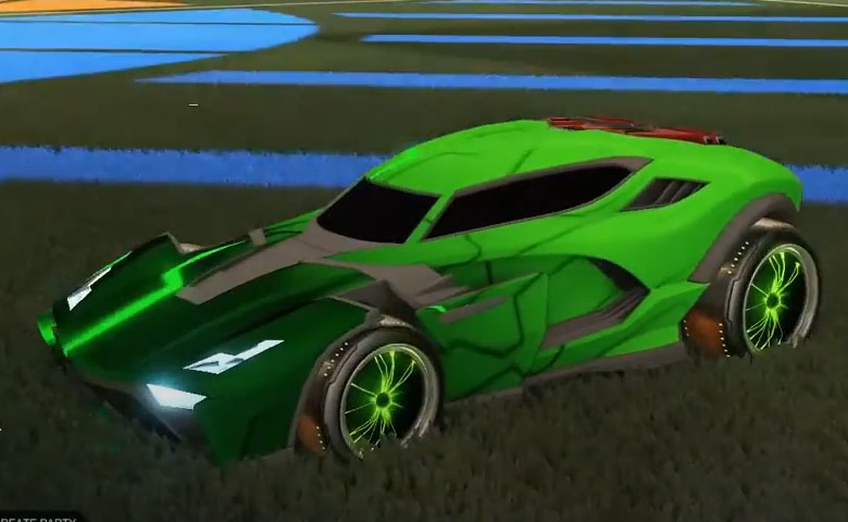 Rocket league Breakout Type-S design with Plasmatic,Mainframe