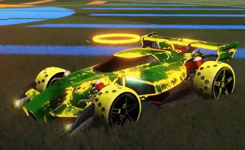 Rocket league Animus GP design with Gripstride HX,Fire God,Halo