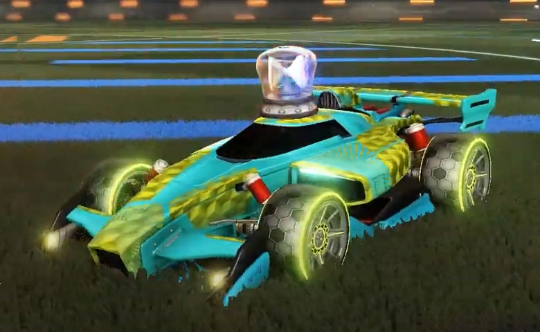 Rocket league Animus GP Sky Blue design with Apex,L-ITA 99,Cherry Top