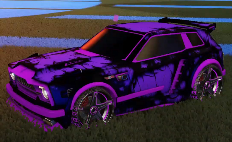 Rocket league Fennec Purple design with Stella,Biomass