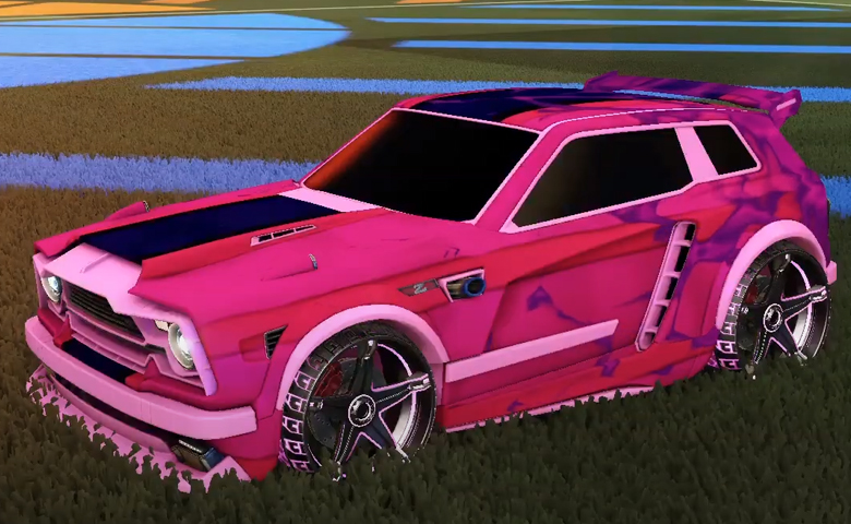 Rocket league Fennec Pink design with Stella,Spectre
