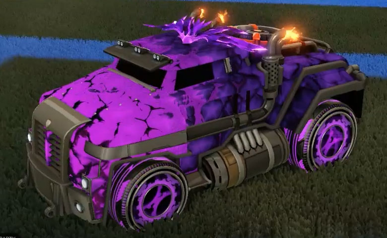 Rocket league Road Hog XL design with Sprocket,Chameleon,Phoenix Wings III