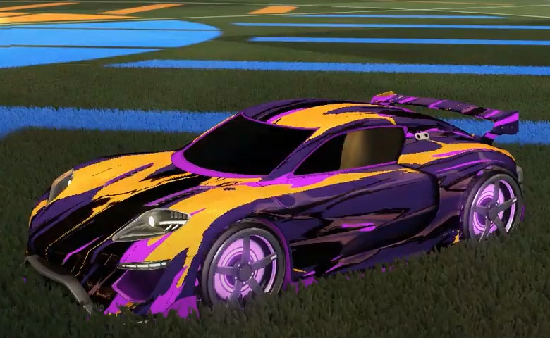 Rocket league Jager 619 RS Purple design with Gripstride HX,Streak Wave