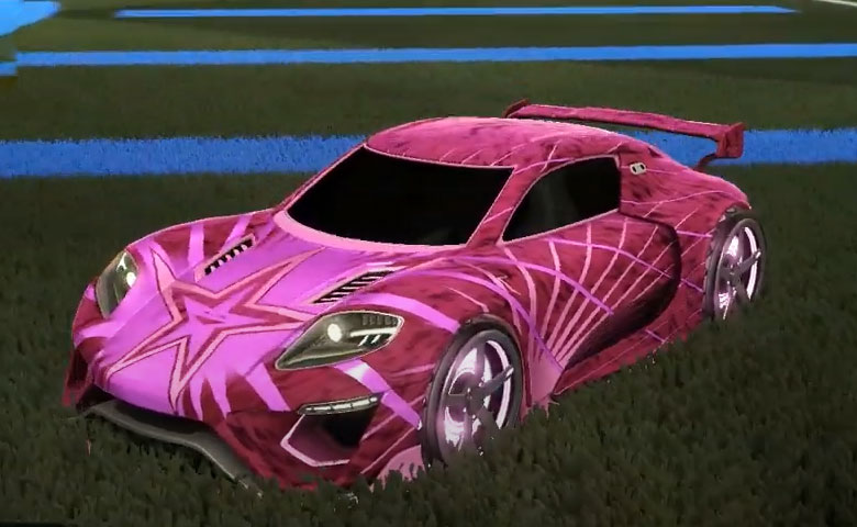 Rocket league Jager 619 RS Pink design with Gripstride HX,Starlighter