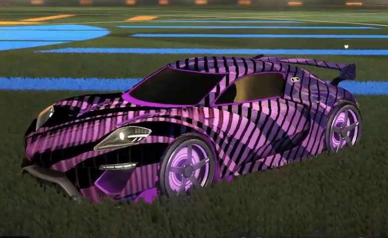 Rocket league Jager 619 RS Purple design with Gripstride HX,20XX