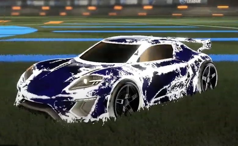 Rocket league Jager 619 RS Titanium White design with Gripstride HX,Frie God