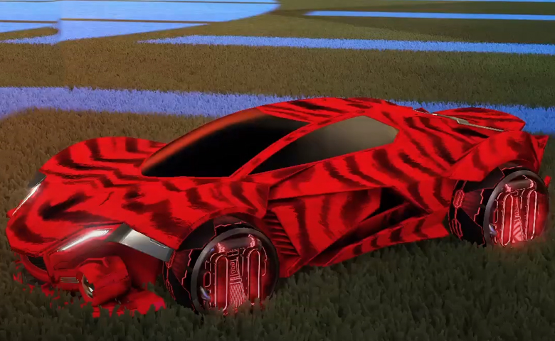 Rocket league Werewolf Crimson design with P-SIMM,Tora