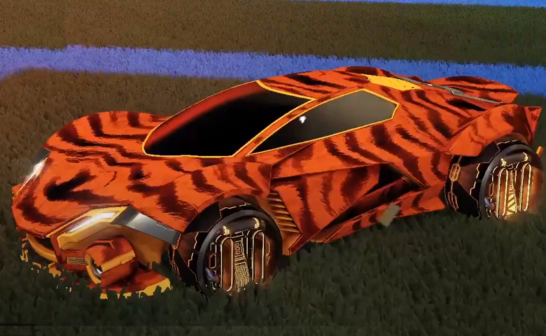 Rocket league Werewolf Orange design with P-SIMM,Tora