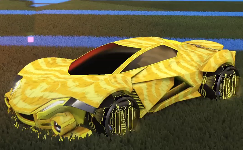 Rocket league Werewolf Saffron design with P-SIMM,Tora