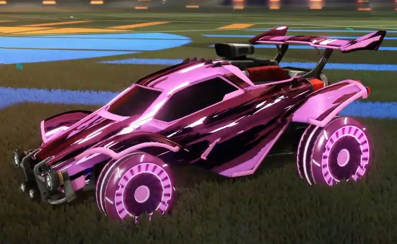 Rocket league Octane Pink design with Asik,Streak Wave