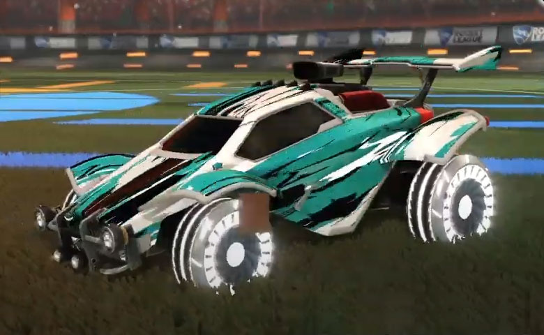 Rocket league Octane Grey design with Asik,Streak Wave