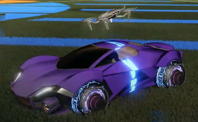 Rocket league Werewolf design with Capacitor IV,Future Shock,Grey Drone III