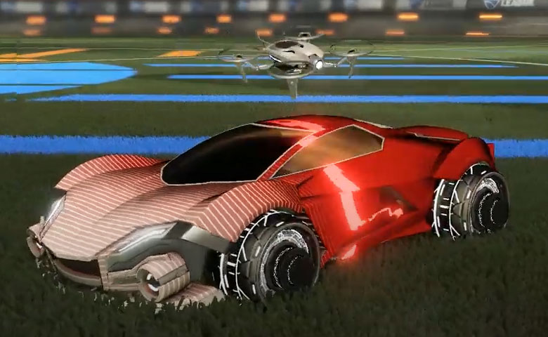 Rocket league Werewolf Grey design with Capacitor IV,Future Shock,Drone III