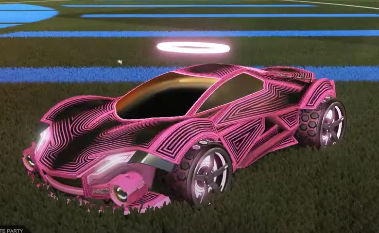 Rocket league Werewolf Pink design with Gripstride HX,Labyrinth,Halo