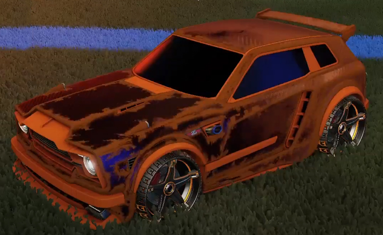 Rocket league Fennec Burnt Sienna design with Stella,Heatwave