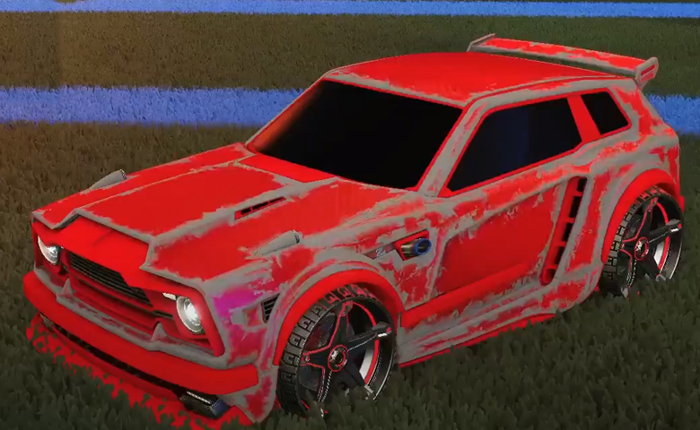 Rocket league Fennec Crimson design with Stella,Heatwave