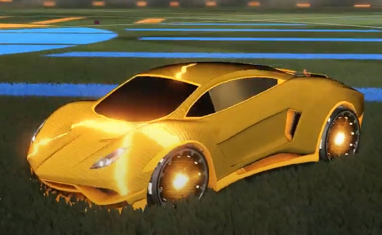 Rocket league Endo Orange design with Reactor,Future Shock