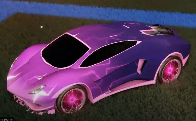 Rocket league Endo Pink design with Plasmatic,Mainframe