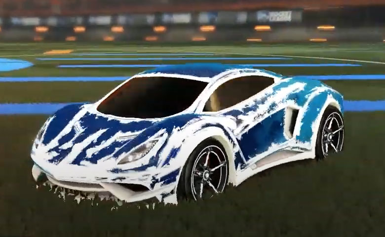 Rocket league Endo Titanium White design with FSL,Heatwave