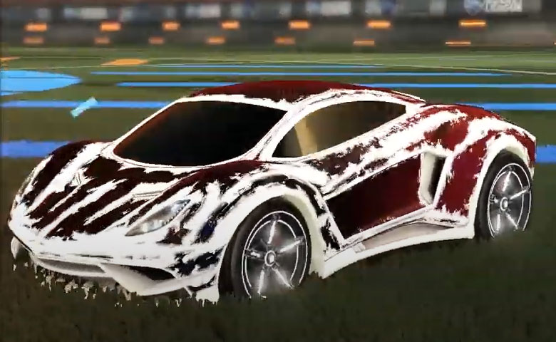 Rocket league Endo Titanium White design with FSL,Heatwave