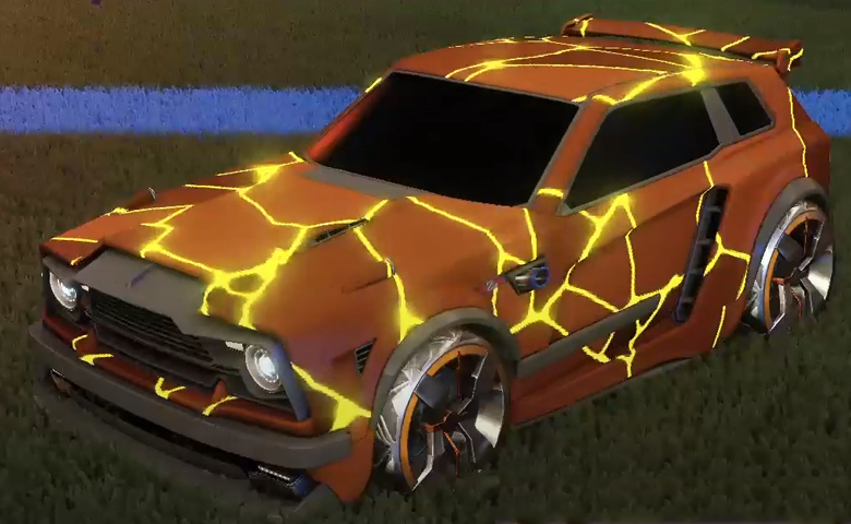 Rocket league Fennec design with Blender,Magma