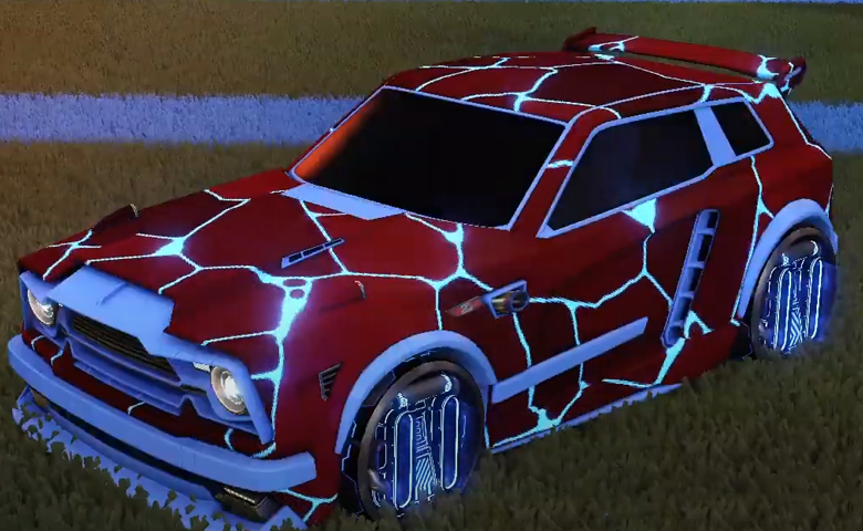 Rocket league Fennec Cobalt design with P-SIMM,Magma