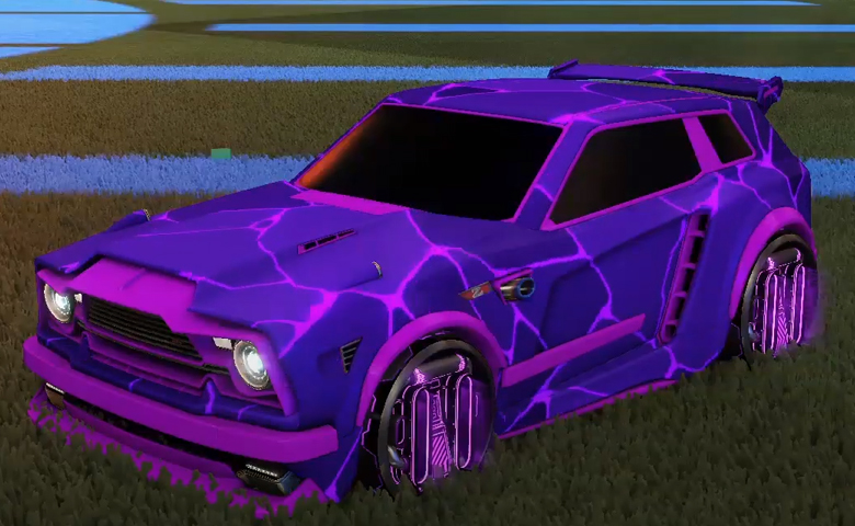 Rocket league Fennec Purple design with P-SIMM,Magma