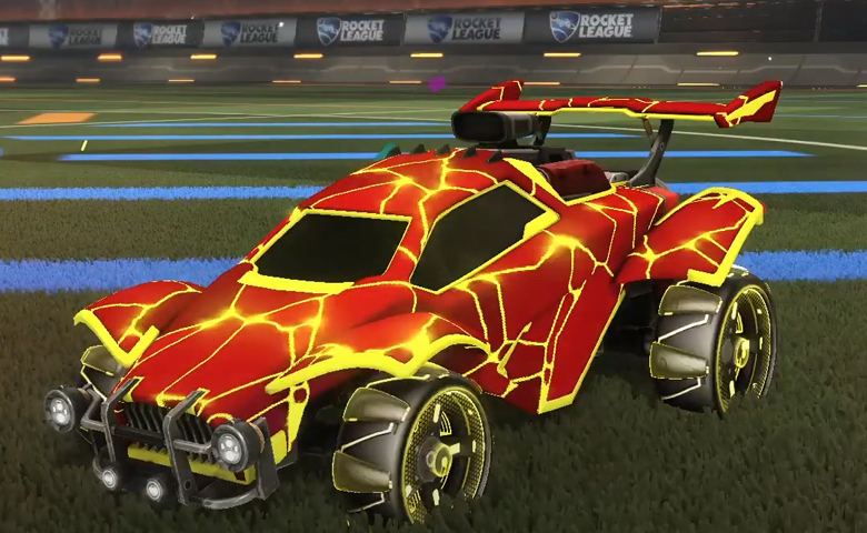 Rocket league Octane Saffron design with Zefram,Magma