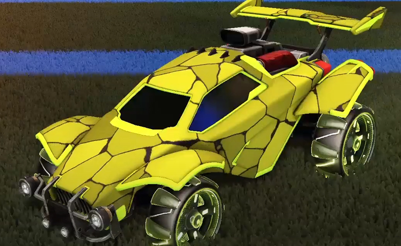 Rocket league Octane Lime design with Zefram,Magma