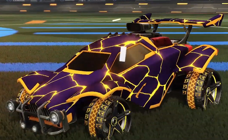 Rocket league Octane Orange design with Stella,Magma