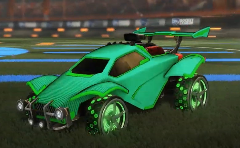 Rocket league Octane Forest Green design with Gripstride HX,Future Shock