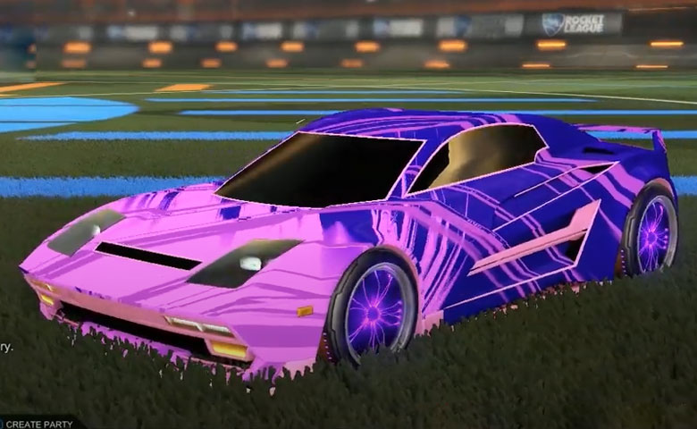 Rocket league Diestro Pink design with Plasmatic,Slipstream