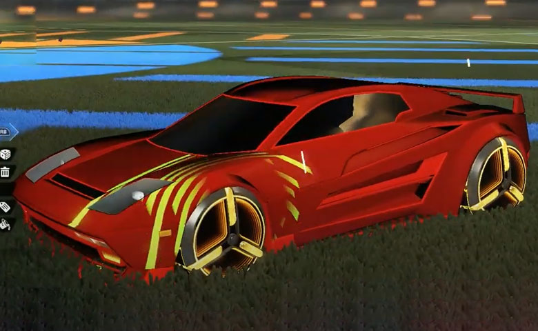 Rocket league Diestro Crimson design with Zowie,Streamline