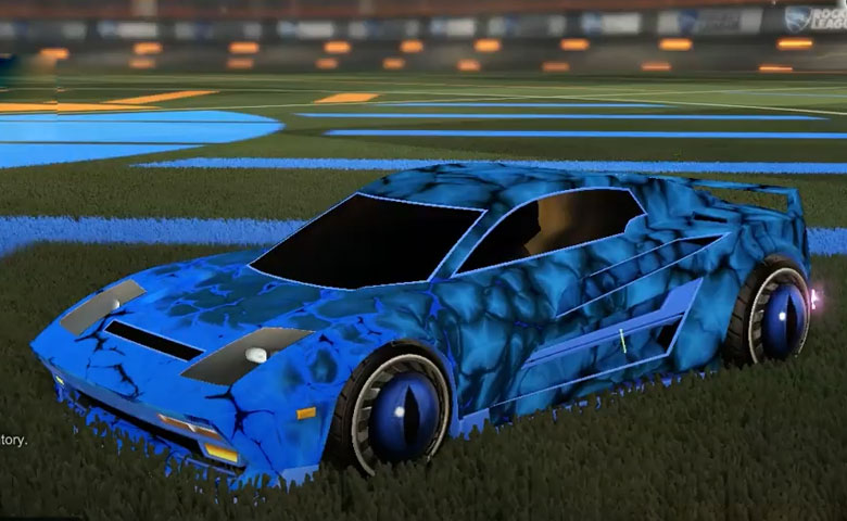 Rocket league Diestro Cobalt design with Grimalkin,Chameleon