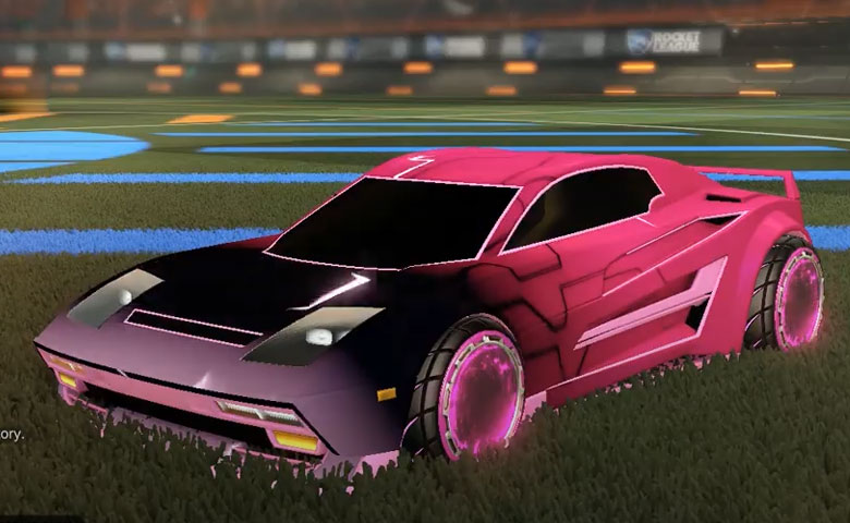 Rocket league Diestro Pink design with Pyrrhos,Mainframe