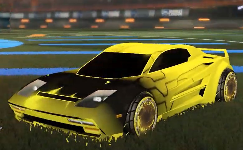 Rocket league Diestro Saffron design with Pyrrhos,Mainframe