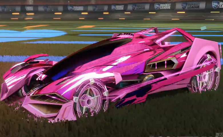 Rocket league Artemis GXT Pink design with Galvan,Streak Wave