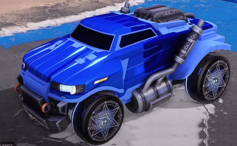 Rocket league Road Hog Cobalt design with Polaris,Wet Paint