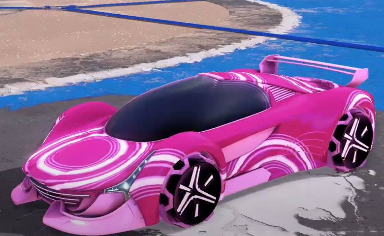 Rocket league Nimbus Pink design with Metalwork,Percussion