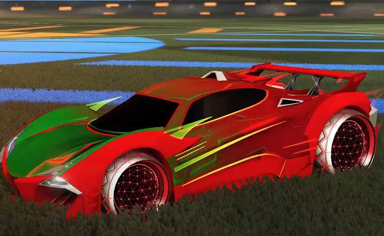 Rocket league Guardian GXT Crimson design with Celestial II,Mainframe