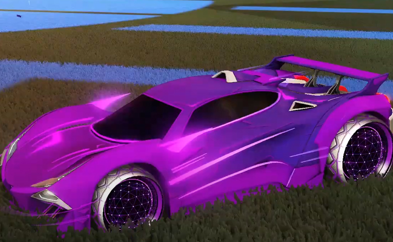 Rocket league Guardian GXT Purple design with Celestial II,Mainframe